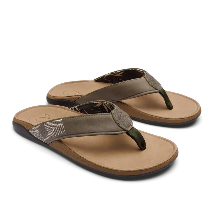 OluKai Tuahine - Men's Waterproof Leather Beach Sandals