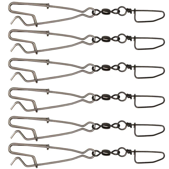 Higdon Outdoors Battleship Quick Connect Jerk Rig Clips - 6 pkg