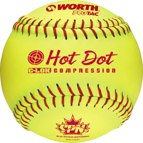 Worth SPN Hot Dot 11" Slowpitch Softball