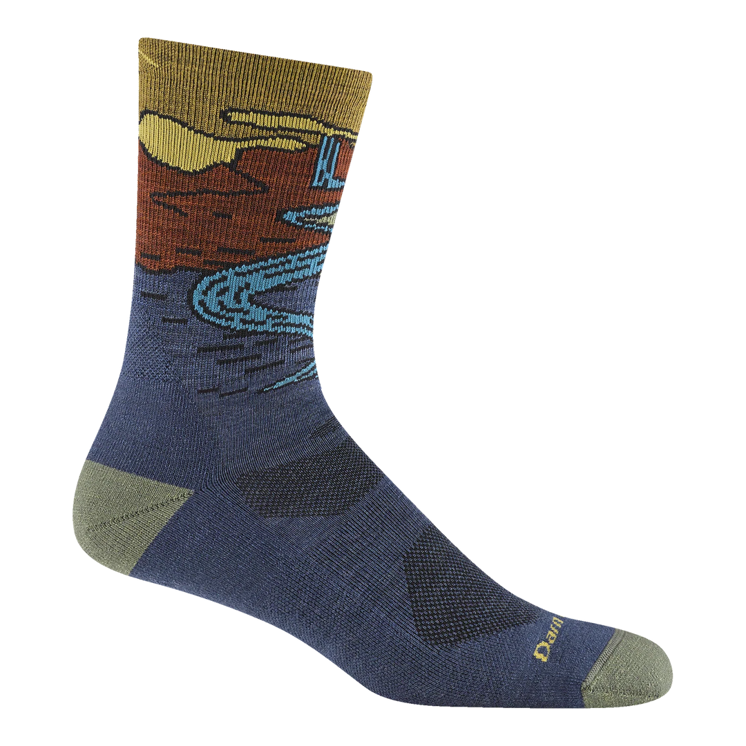 Darn Tough Chasing Waterfalls Micro Crew Lightweight Hiking Sock