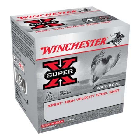 Winchester Xpert High Velocity Steel 12GAx3" 1-1/8oz 1550FPS #4 25 Rounds