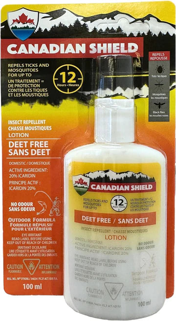 Canadian Shield 20% Icaridin Insect Repellent - 100mL Lotion Pump