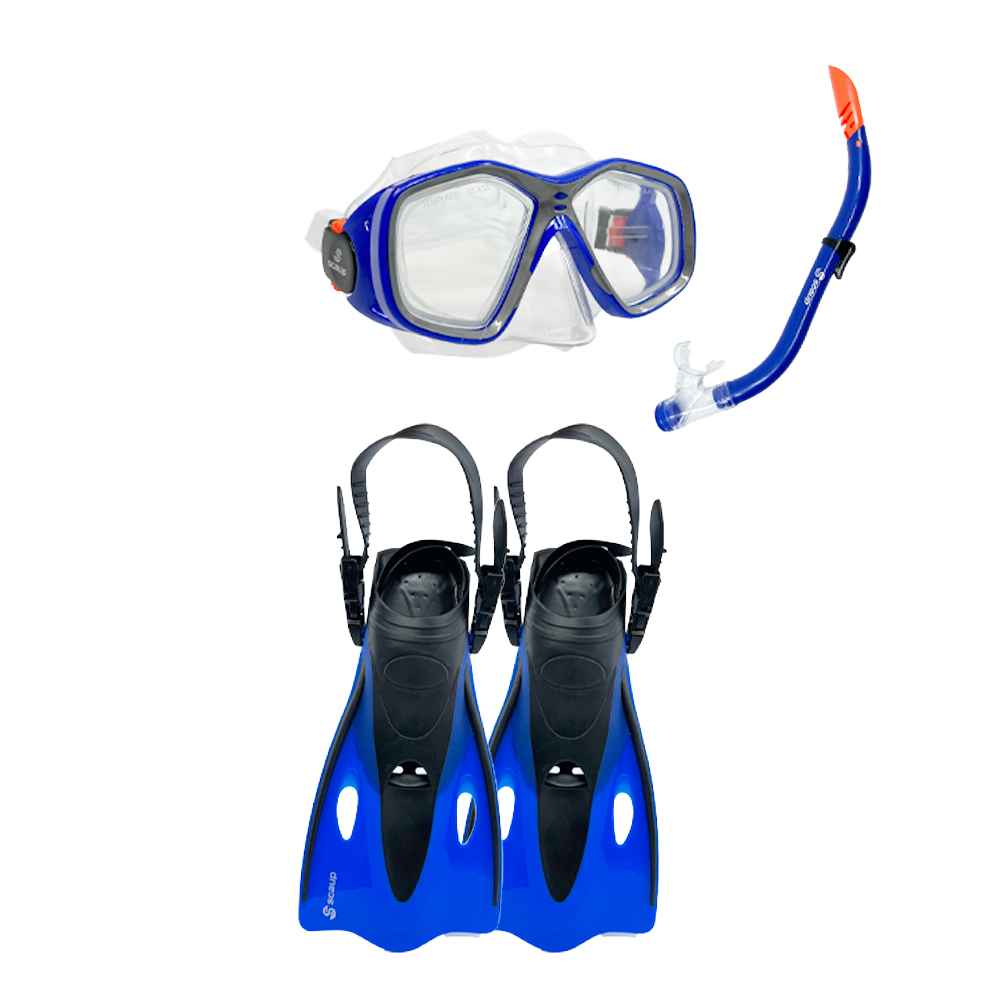 Scaup Komodo Mask, Snorkel & Fins Trio