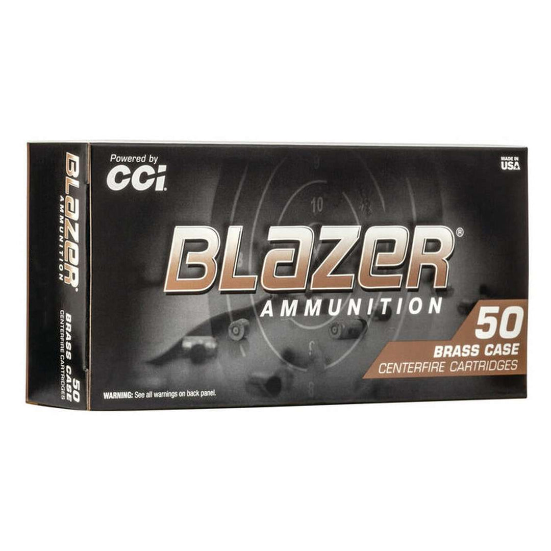 CCi Blazer Brass Case 9MM Luger, in FMJ, 124gr, 50 Rounds