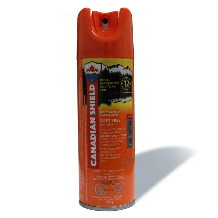 Canadian Shield Deet Free 20% Icaridin Insect Repellent - 142G Aerosol