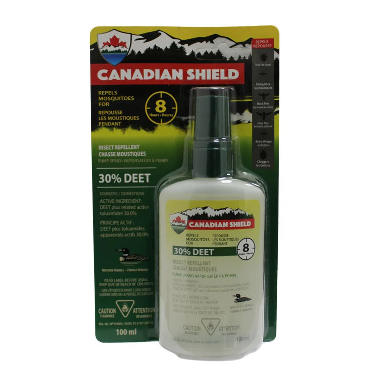 Canadian Shield 30% Deet Insect Repellent - 100mL Liquid Pump