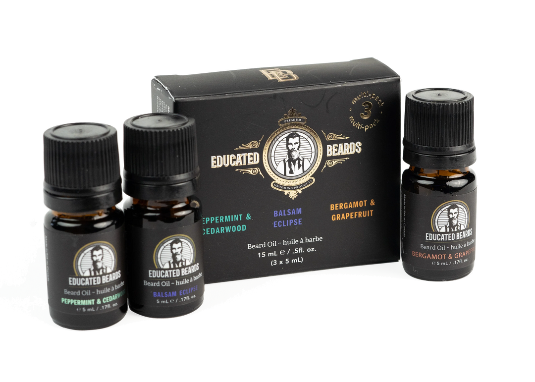 Educated Beards - 3 pk Beard Oil - 15ml