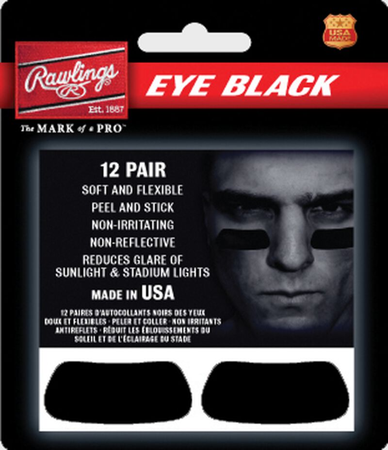 Rawlings Eye Black Stickers - 12pk
