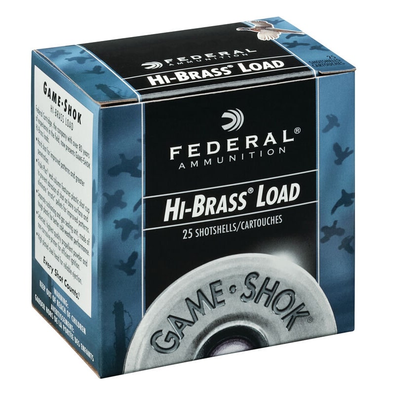 Federal Game Load Hi-Brass .410X2-1/2" 1/2oz 1200FPS #6 25 Rounds