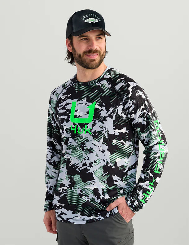 Huk KC Print Icon Performance Hoodie