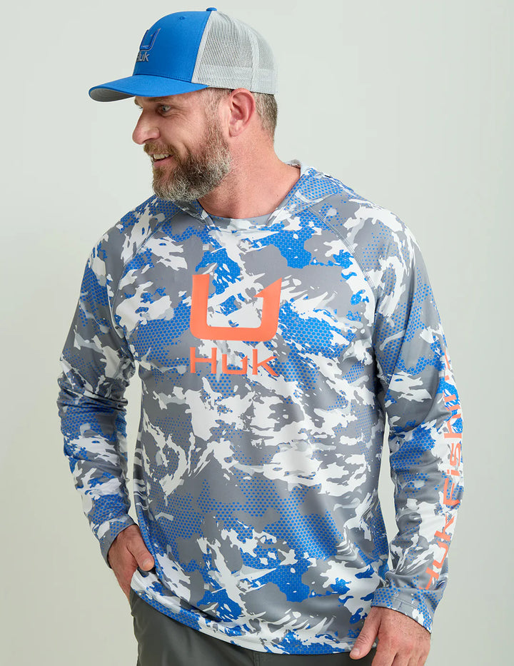 Huk KC Print Icon Performance Hoodie