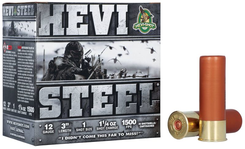 Hevi-Shot Hevi-Steel 12Gx3 1-1/4oz 1500 FPS 25 Rounds