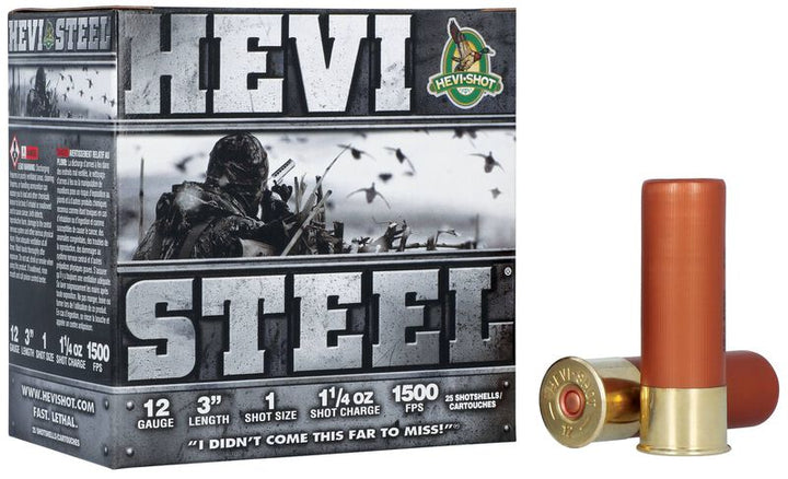 Hevi-Shot Hevi-Steel 12Gx3 1-1/4oz 1500 FPS 25 Rounds