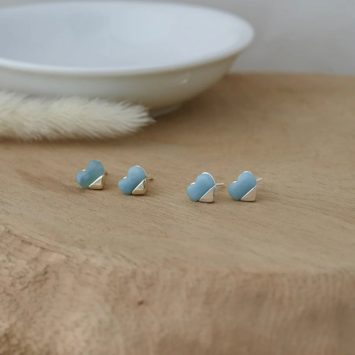 Glee Jewelry- Full Heart Studs