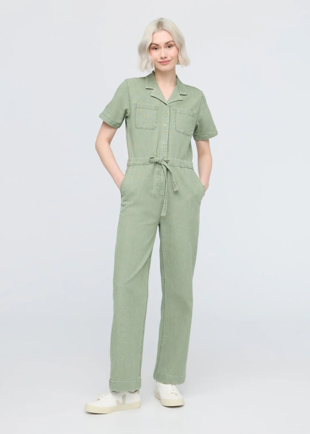 DU/ER Stretch Canvas Girlfriend Jumpsuit