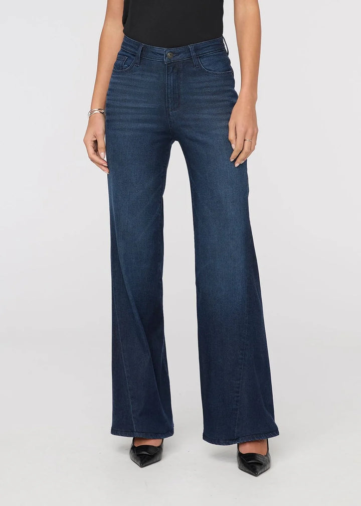 DU/ER Women's No Sweat Denim High Rise Wide Leg Jeans