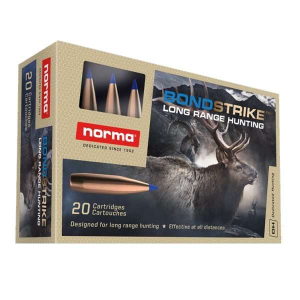 Norma Bondstrike 7mm REM MAG 165gr 2986FPS #20 Rounds