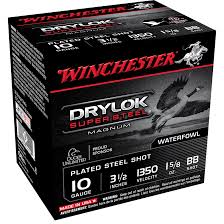 Winchester DryLok 10GA x 3-1/2" 1-5/8oz 1350FPS #T #25 Rounds