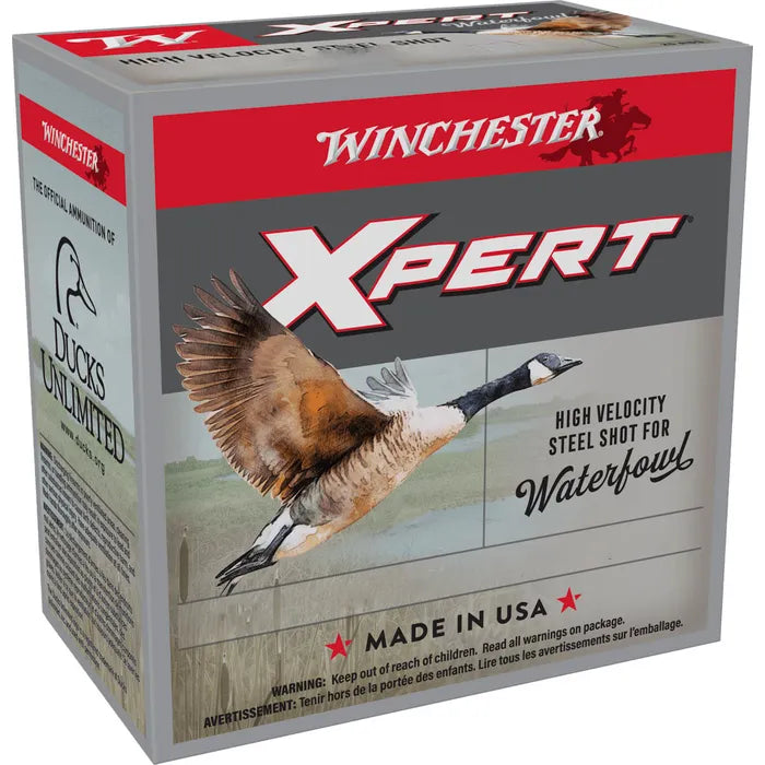 Winchester Xpert High Velocity Steel 12GAx2-3/4" 1-1/16oz 1550FPS #3 25 Rounds