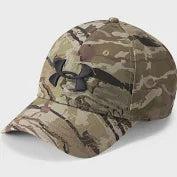 Under Armour Hat- Camo/Solid back