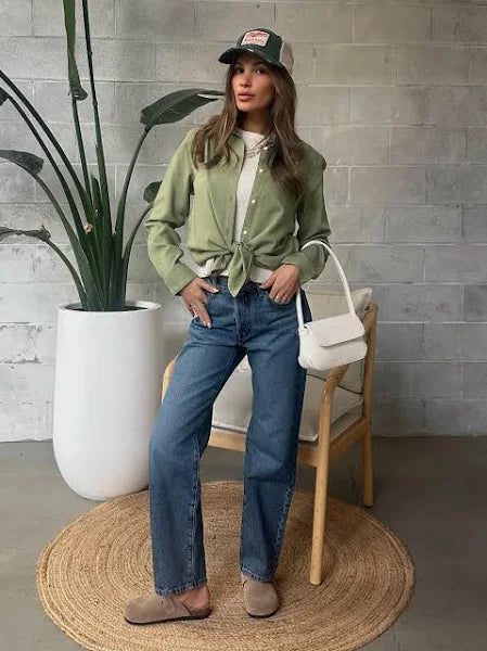 Dex Longsleeve Button Front Blouse