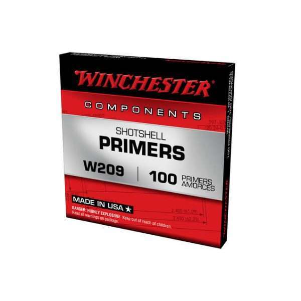 Winchester 209 Shotshell Primers - 100pkg