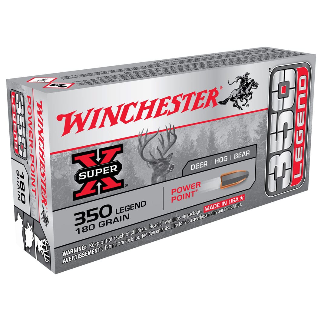 Winchester Power Point 350 Legend 2100FPS 180gr #20 Rounds