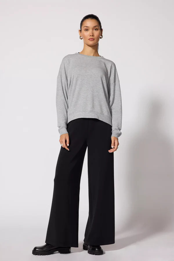 MPG Cozy Fleece Relaxed Crew Sweater