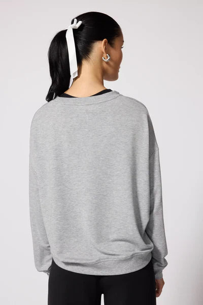 MPG Cozy Fleece Relaxed Crew Sweater
