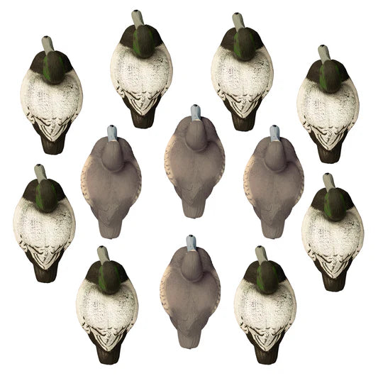 Higdon Outdoors Bluebill Foam Filled Decoys - 12 pkg