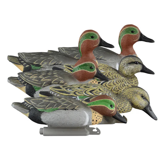 Higdon Outdoors Green Wing Teal Foam Filled Decoys - 6 pkg