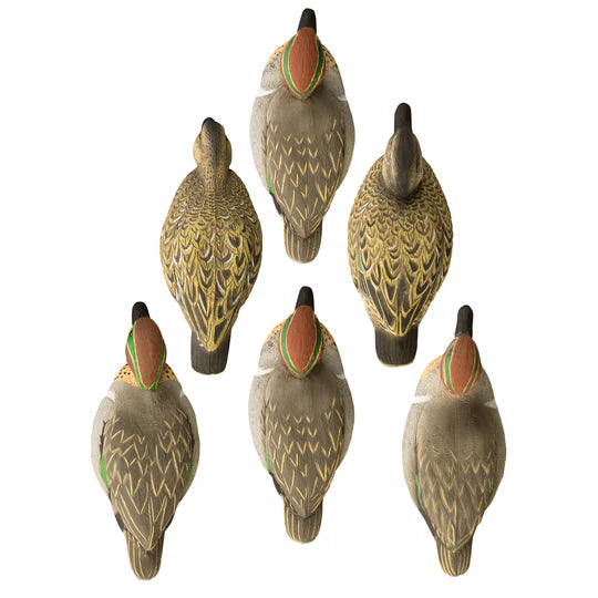 Higdon Outdoors Green Wing Teal Foam Filled Decoys - 6 pkg