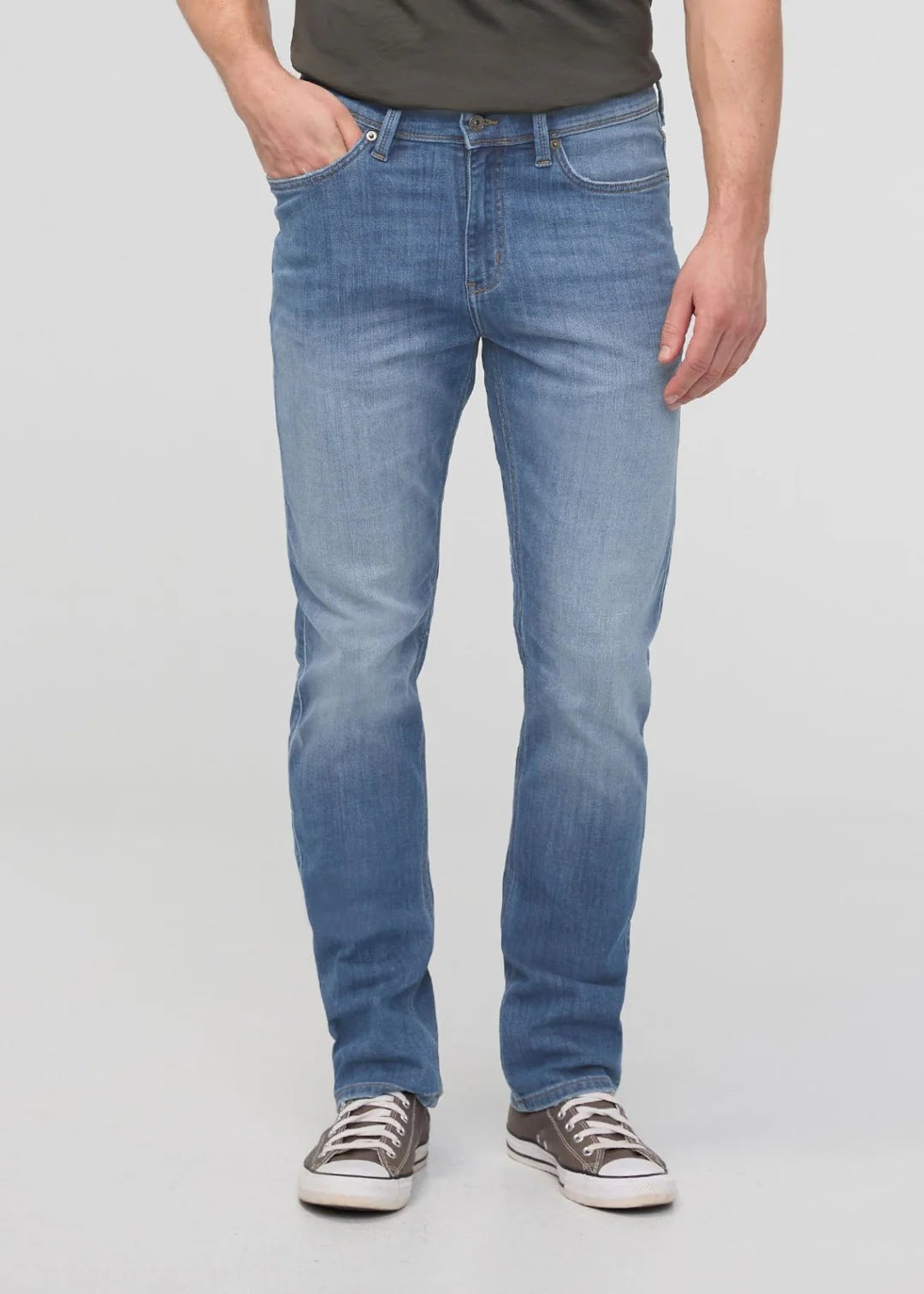 DU/ER Men's Performance Denim Athletic Taper Jeans