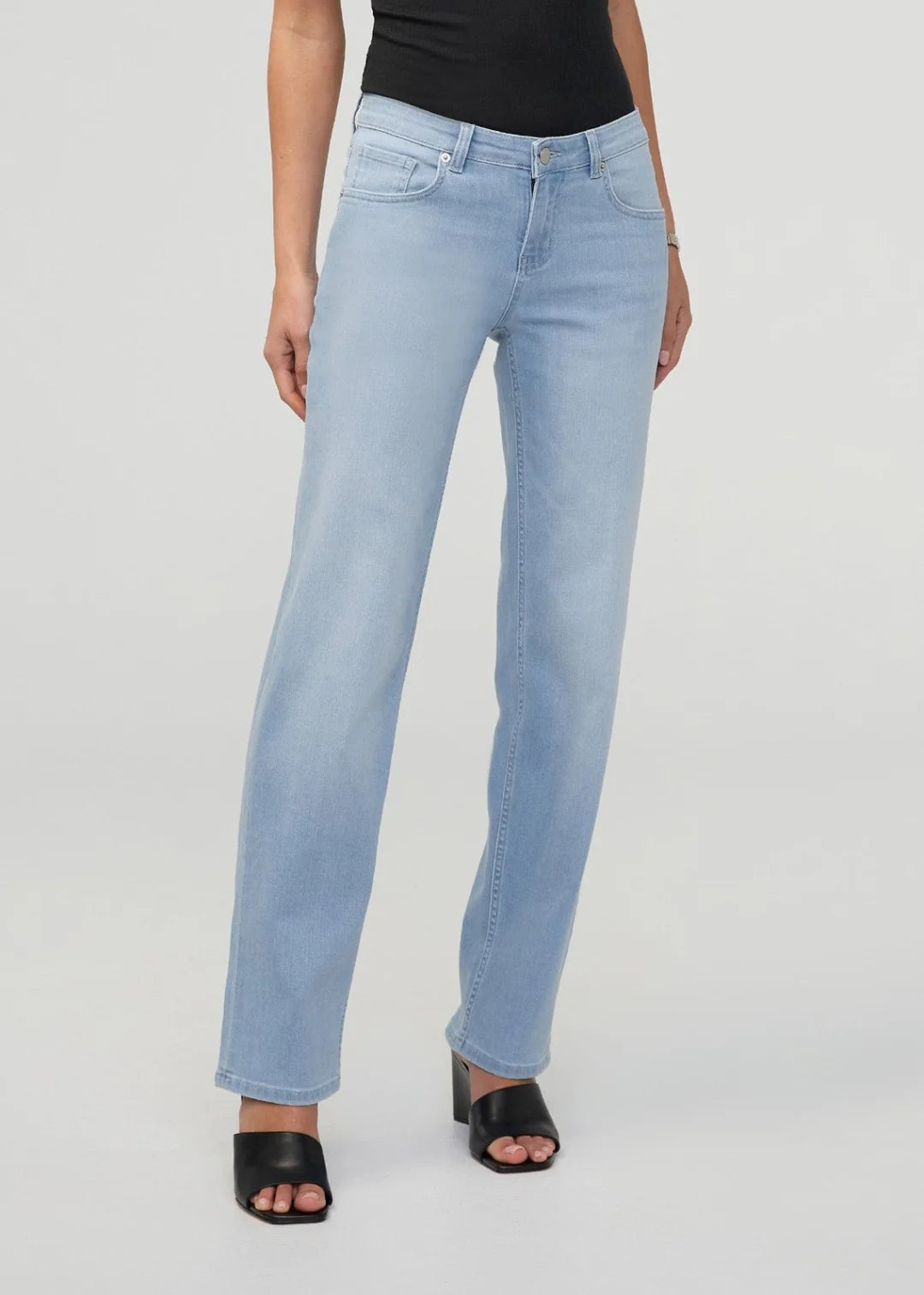 DU/ER Performance Denim Mid Rise Straight Jean