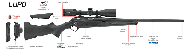 Benelli LUPO 6.5 CREEDMOOR 24" bbl Rifle