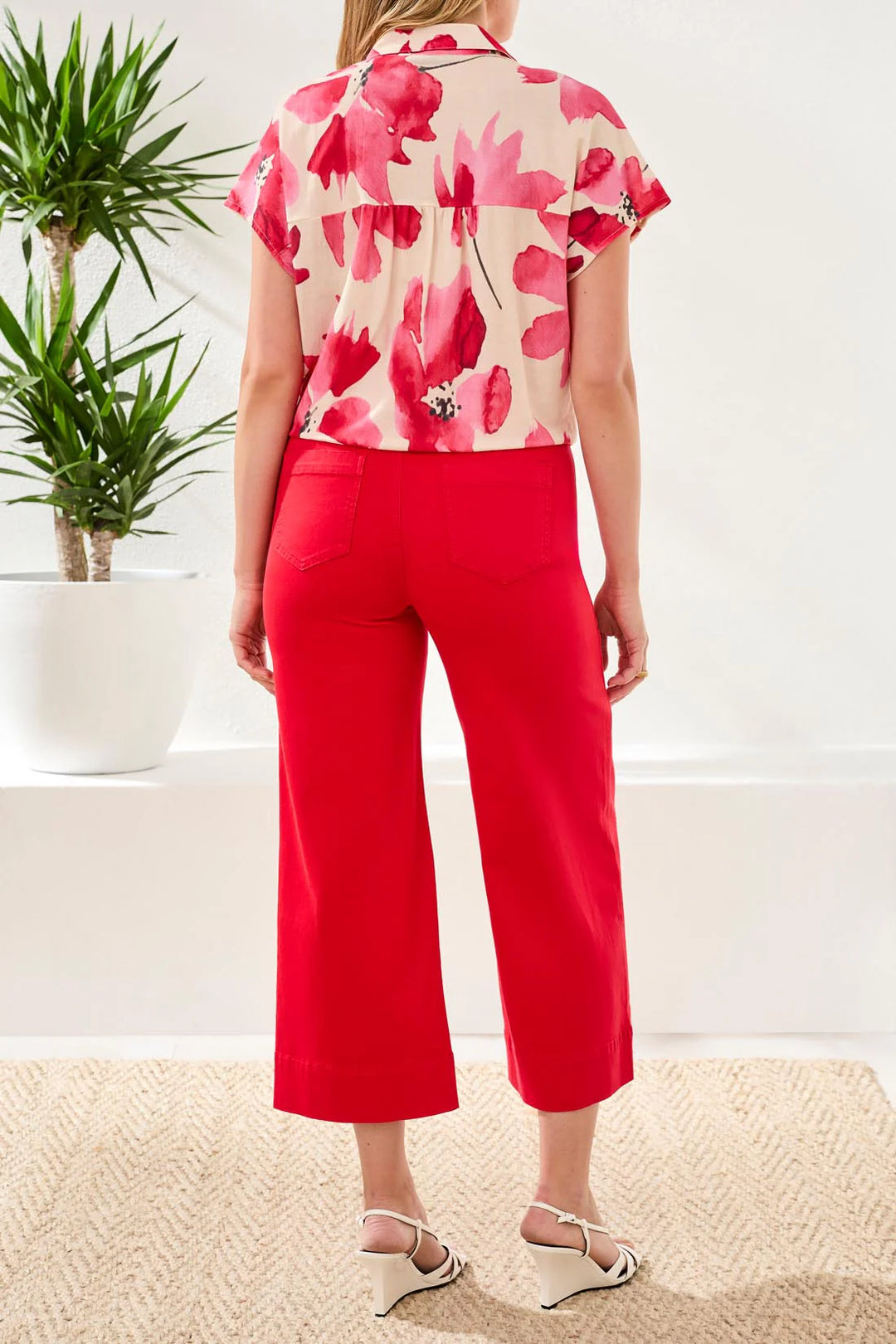Tribal Blouse with Buttons & Tie Front