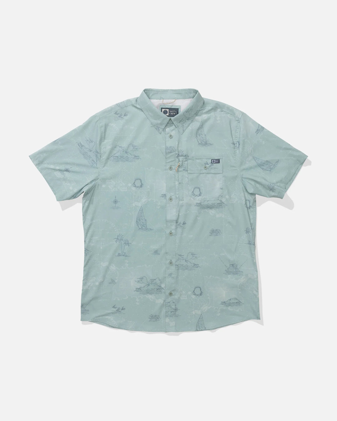 Salty Crew Flagship UV Button Up Shirt