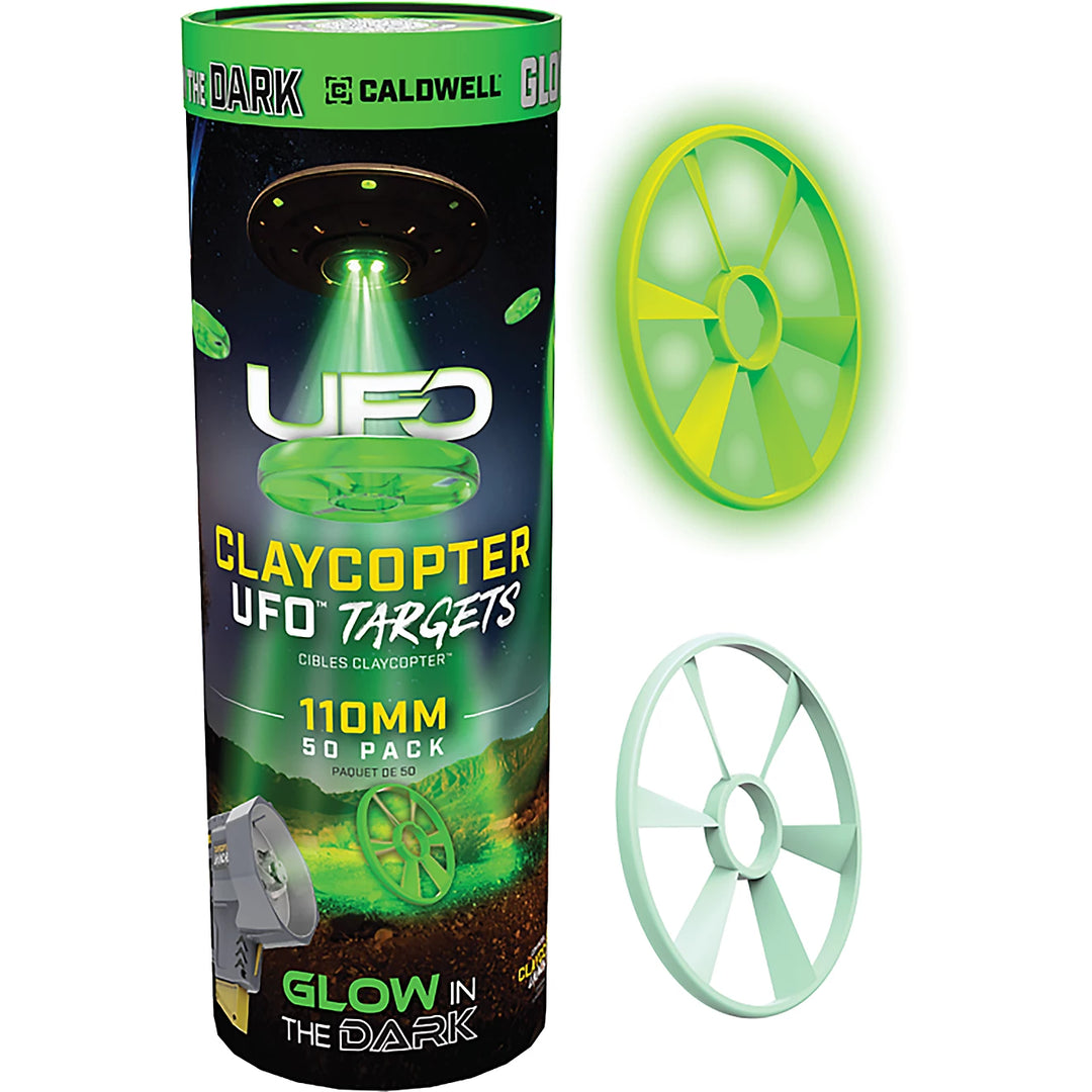 Caldwell ClayCopter 110mm Glow Target - 50 Pack