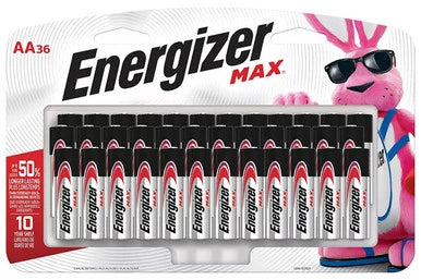 Energizer Max AA Batteries - 36 Pack