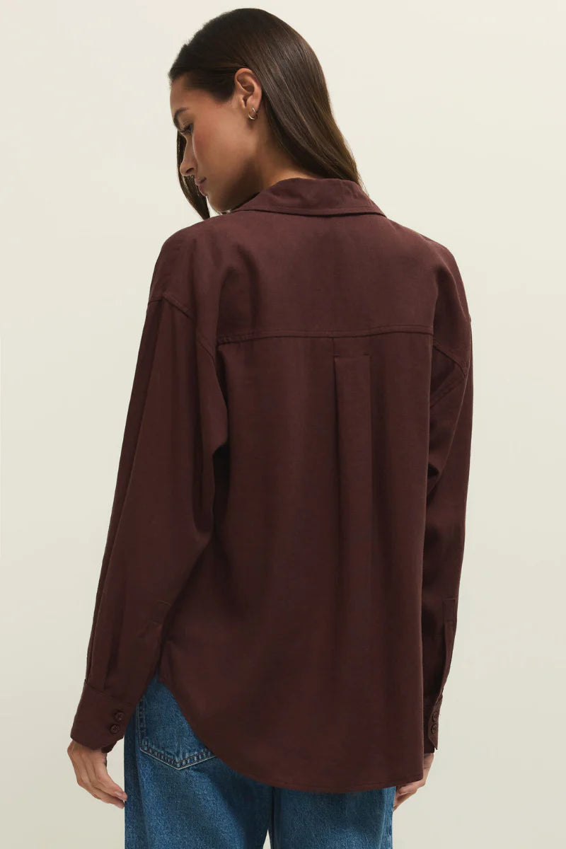 Z-Supply Alfie Linen Button Up Shirt