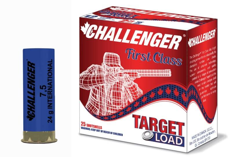 CASE - Challenger Target Load International 24g 10x25 #7.5