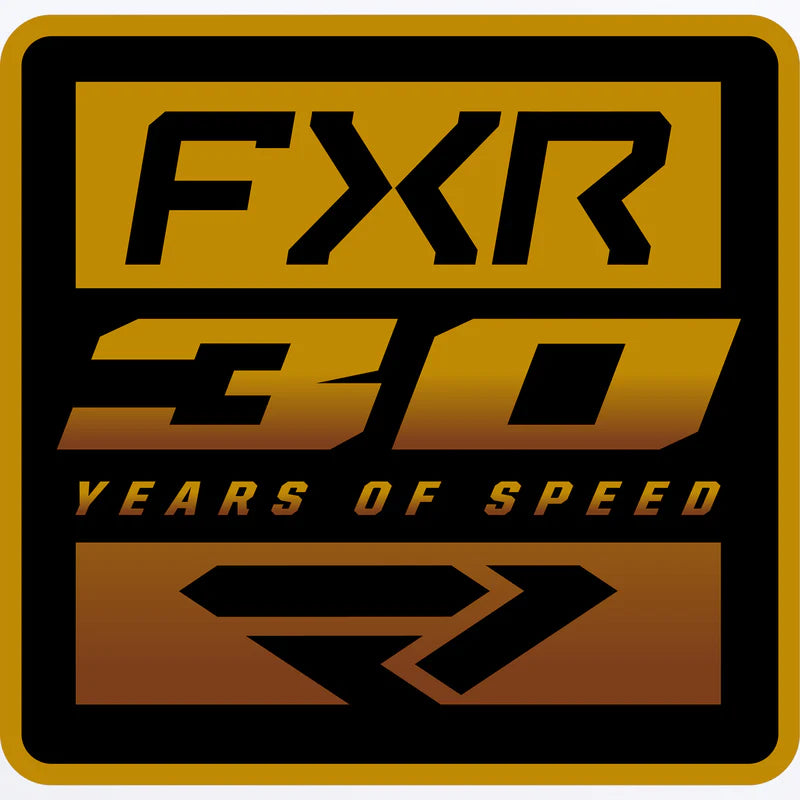 FXR 30 Years Of Speed Sticker - 3.5"
