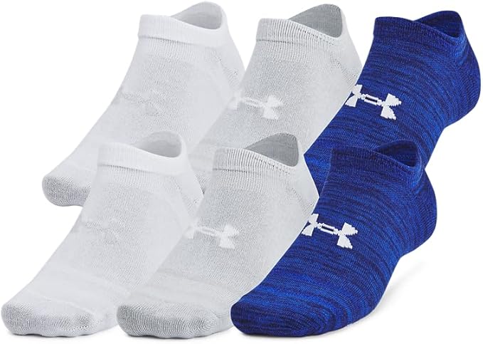 Under Armour Essential Lightweight No Show Socks - 6 pack