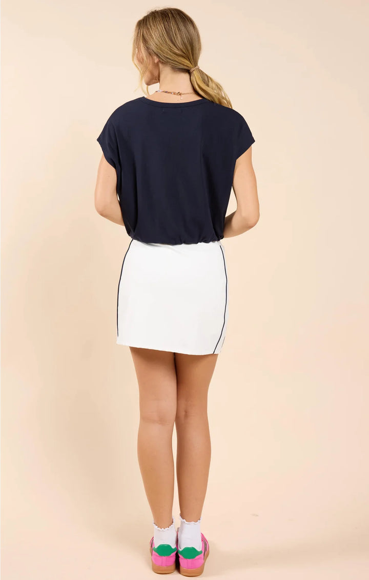 Sadie & Sage On My Mind Elastic Hem Knit Top