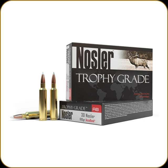 Nosler Trophy Grade 30 Nosler 180gr AccuBond 20 Rounds