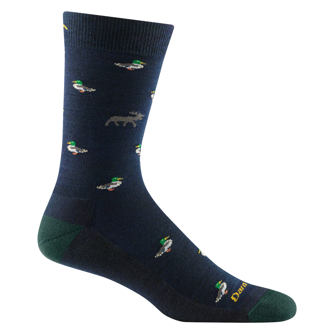 Darn Tough Duck Duck Moose Lightweight Lifestyle Crew Socks