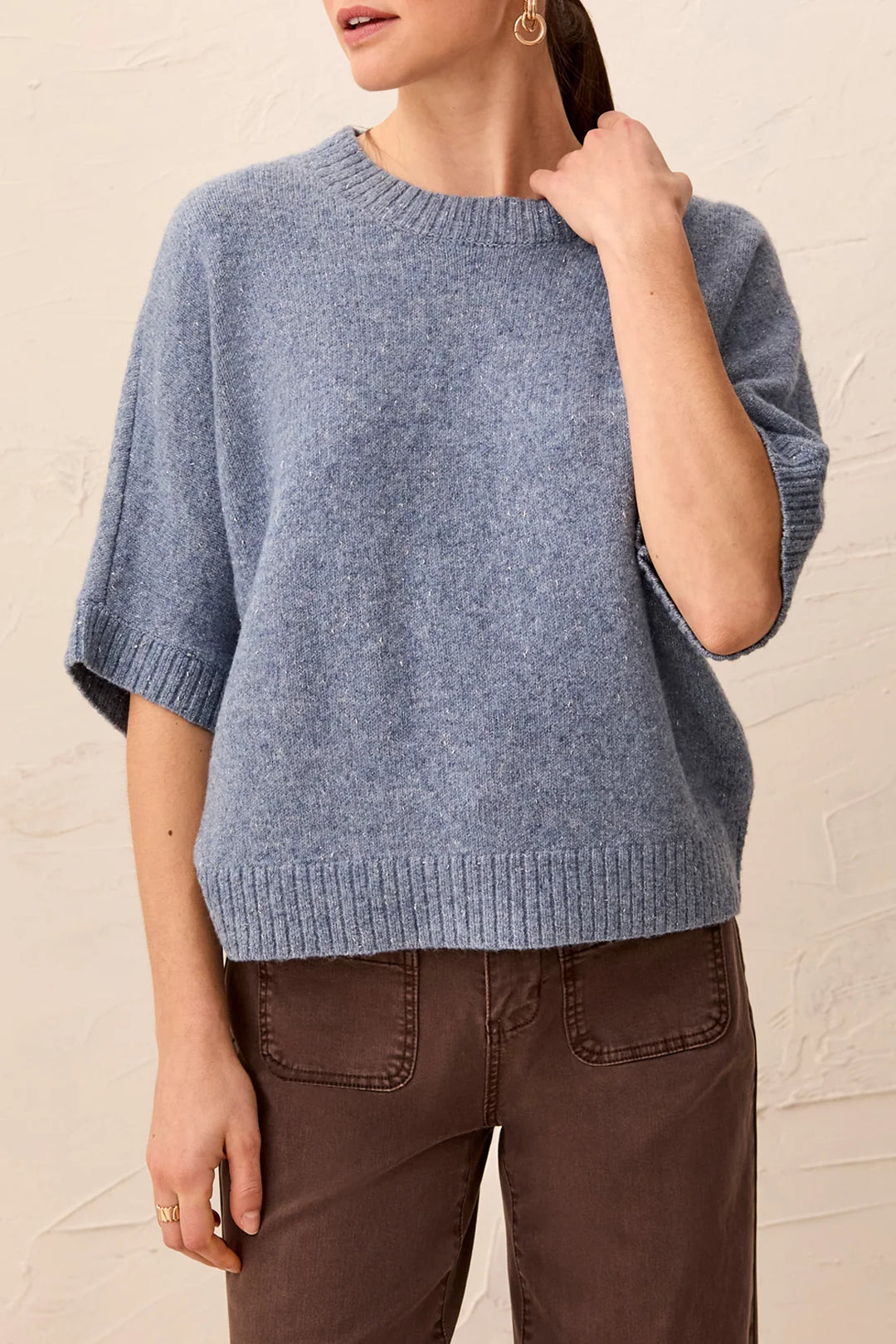 Tribal Lofty Extended Sleeve Sweater