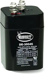 American Hunter 6V 5AH Spring Top Non-Spillable Sealed Lead Acid Battery
