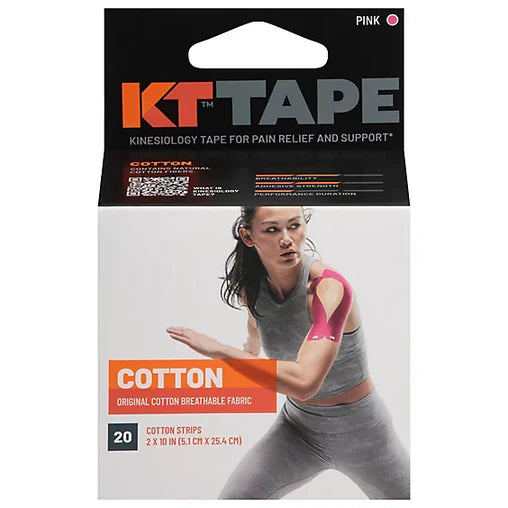 KT Tape - Original Therapeutic Kinesiology Elastic Sports Tape - 20 Precut Strips