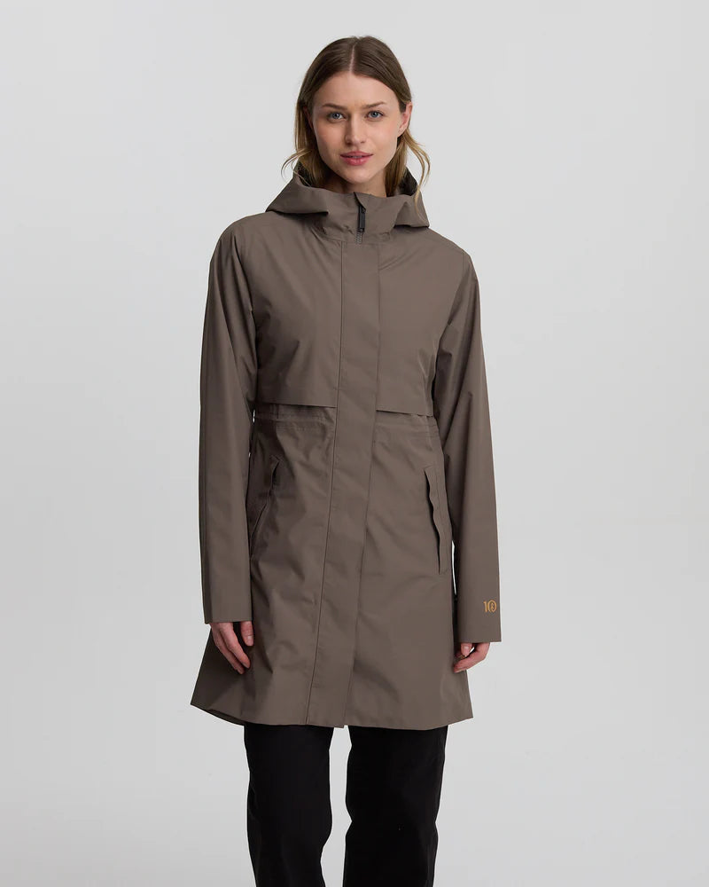 Ten Tree W Nimbus Long Rain Jacket